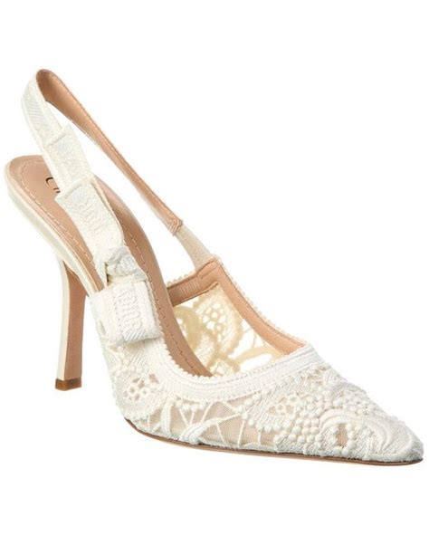 white dior slingback|dior slingback heels dupe.